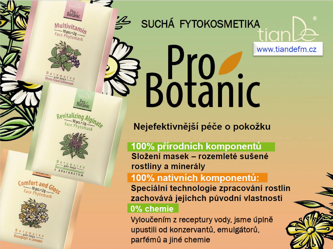 Suche masky pro Botanic